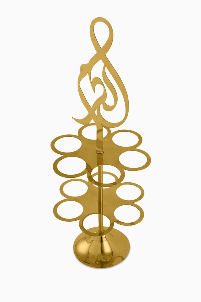 

Karam Coffee Cup Holder, Gold