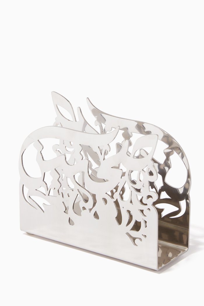 Sahtein Napkin Holder, Silver