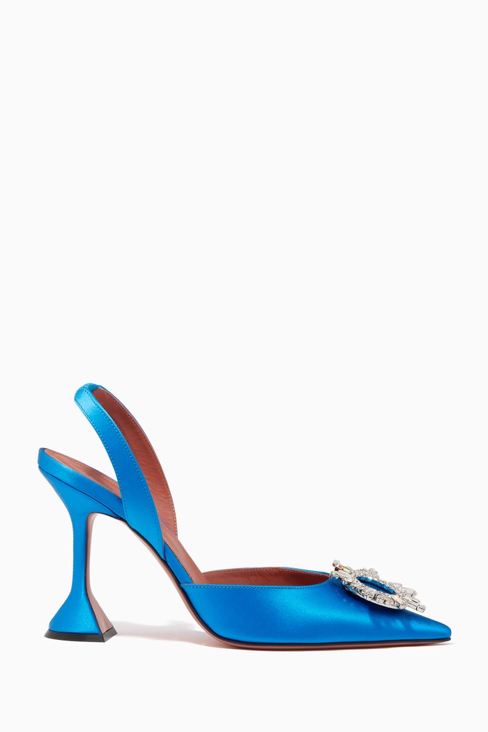 

Begum 95 Slingback Pumps in Satin, Multicolour