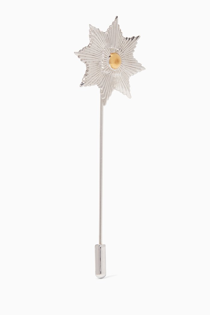 

Royal Star Gold-Plated Silver Lapel Pin