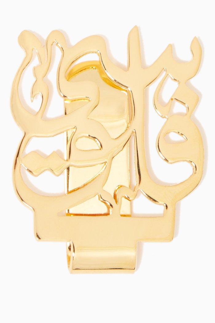 

Floosy Gold-Plated Brass Money Clip