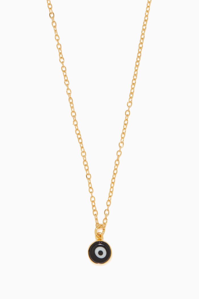 

Evil Eye Gold-Plated Silver Necklace