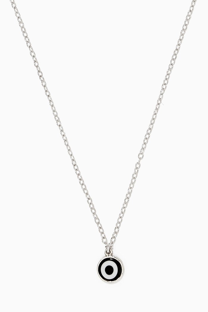 

Evil Eye Necklace in Sterling Silver