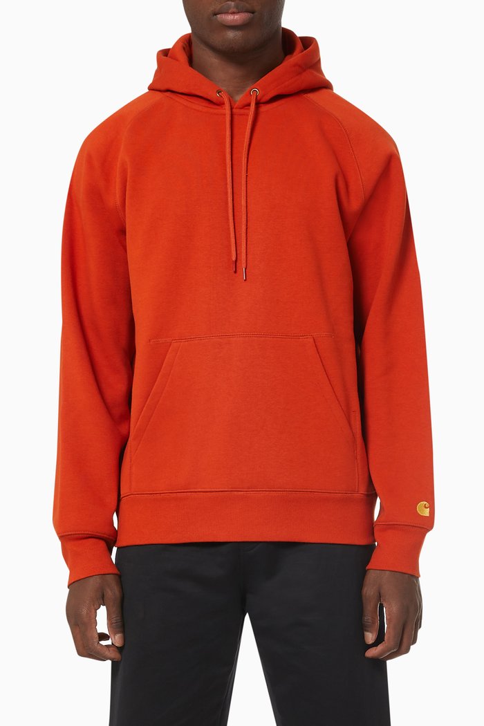Chase Jersey Hooded Sweatshirt, Orange