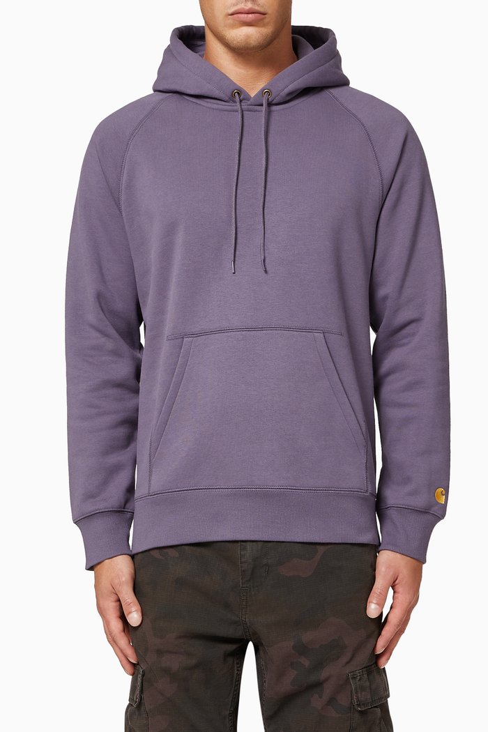 

Chase Jersey Hooded Sweatshirt, Purple