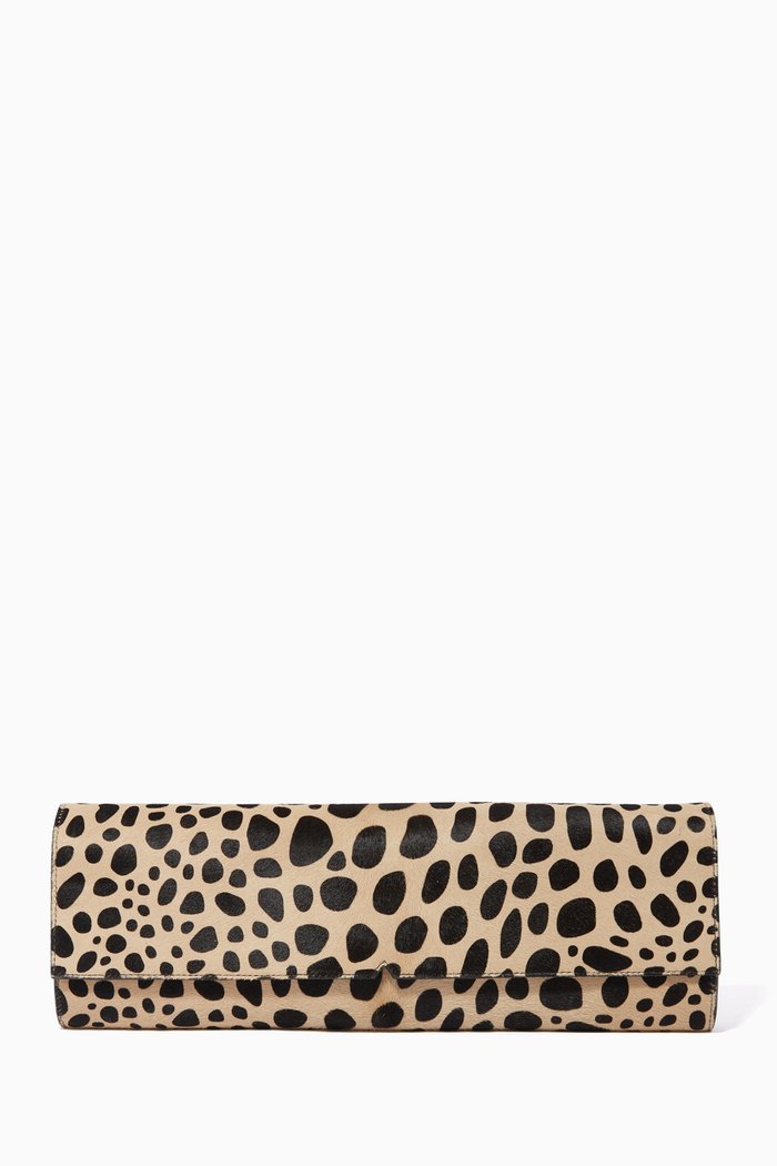 

Lorelai Leopard Print Pony Pochette, Multicolour