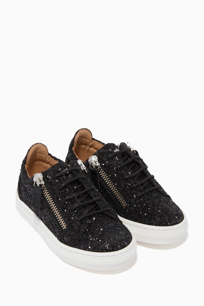

Cheryl Glitter Sneakers, Black