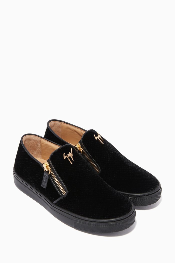 

Gary Velvet Sneakers, Black