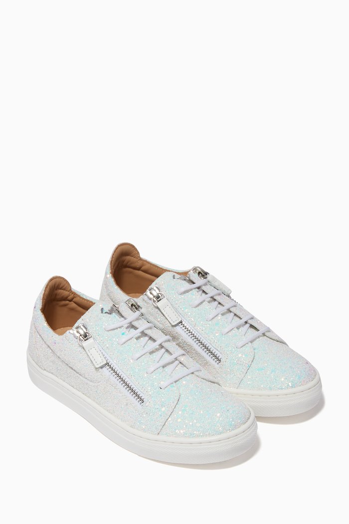 

Cheryl Glitter Sneakers, White