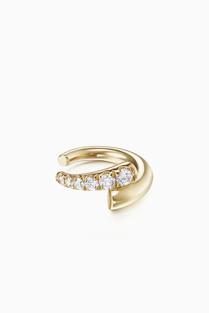

Lola Diamond Earcuff, Yellow