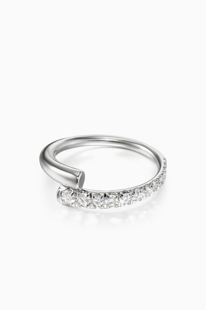 

Lola Diamond Ring, Silver