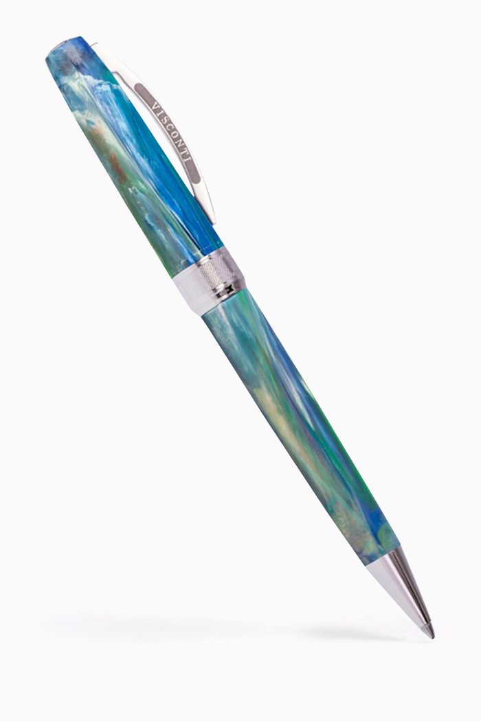 

Van Gogh Wheatfield Under Thunderclouds Ballpoint Pen, Blue