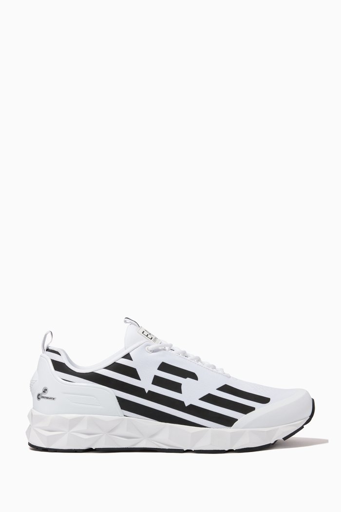 

EA7 Sneakers in Mesh, White