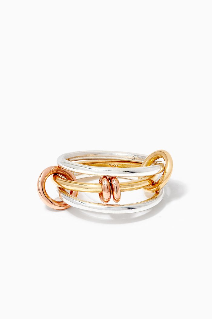

Acacia Gold Linked Rings