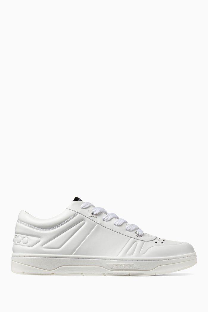 

Hawaii F Leather Sneakers, White