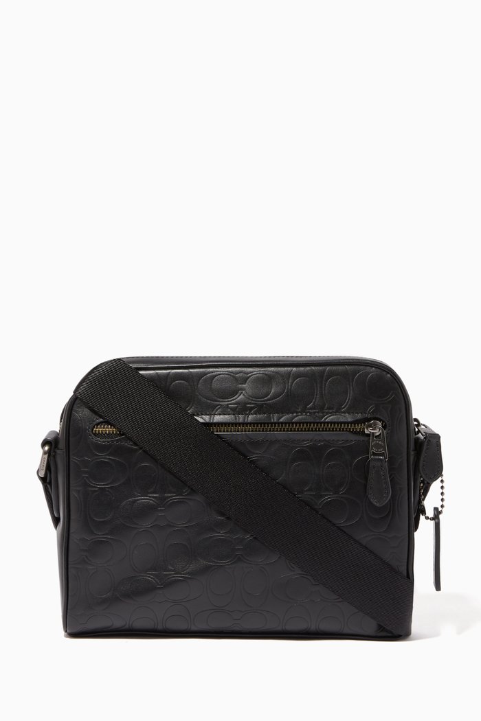 

Metropolitan Signature Leather Soft Camera Bag, Black
