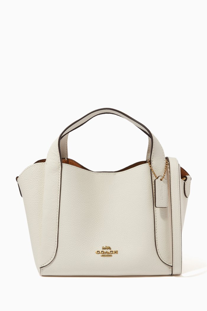 

Hadley Hobo 21 Bag in Pebble Leather, White