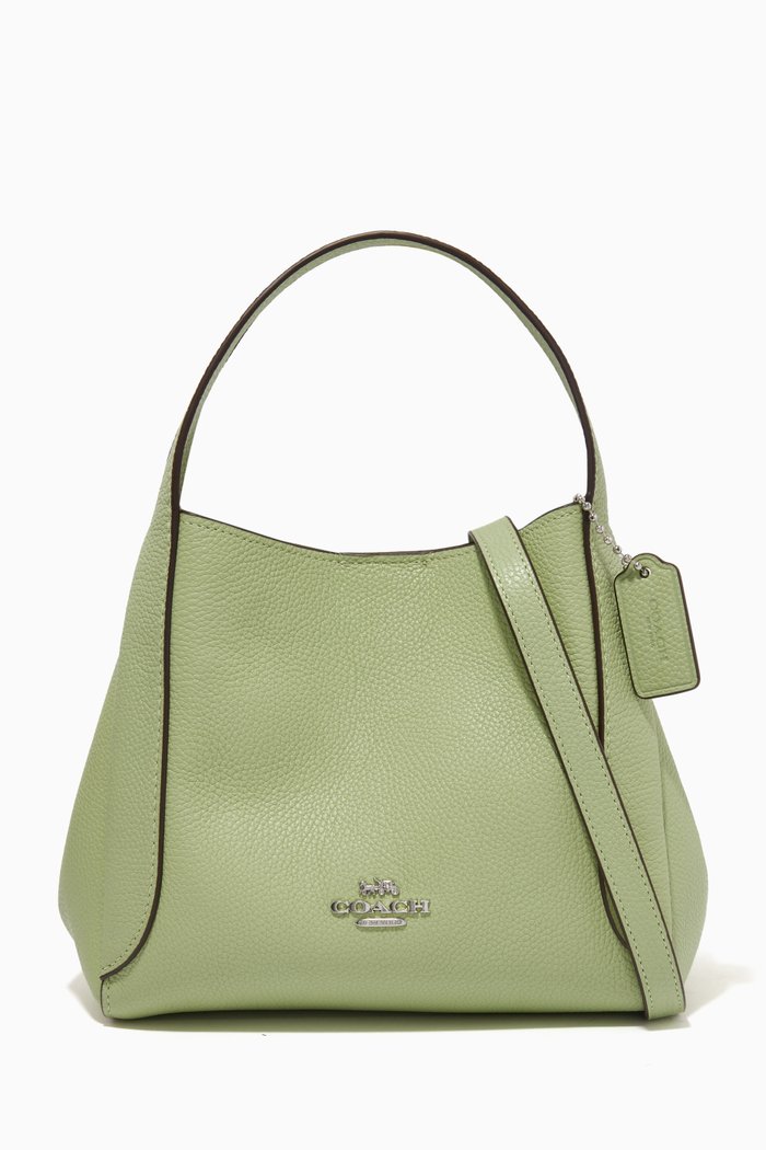 

Hadley Hobo 21 Bag in Pebble Leather, Green