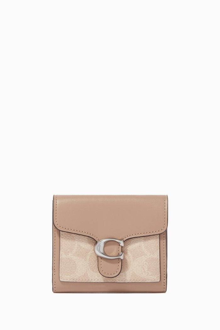 

Tabby Signature Canvas Small Wallet, Brown