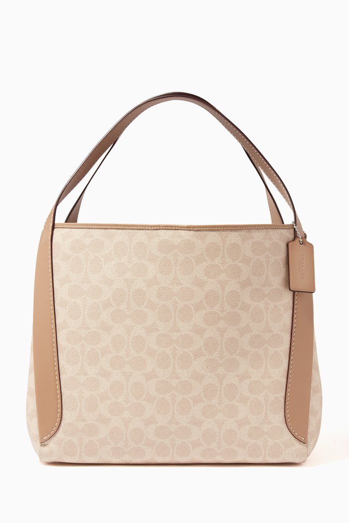 

Hadley Hobo Signature Canvas Bag, Brown