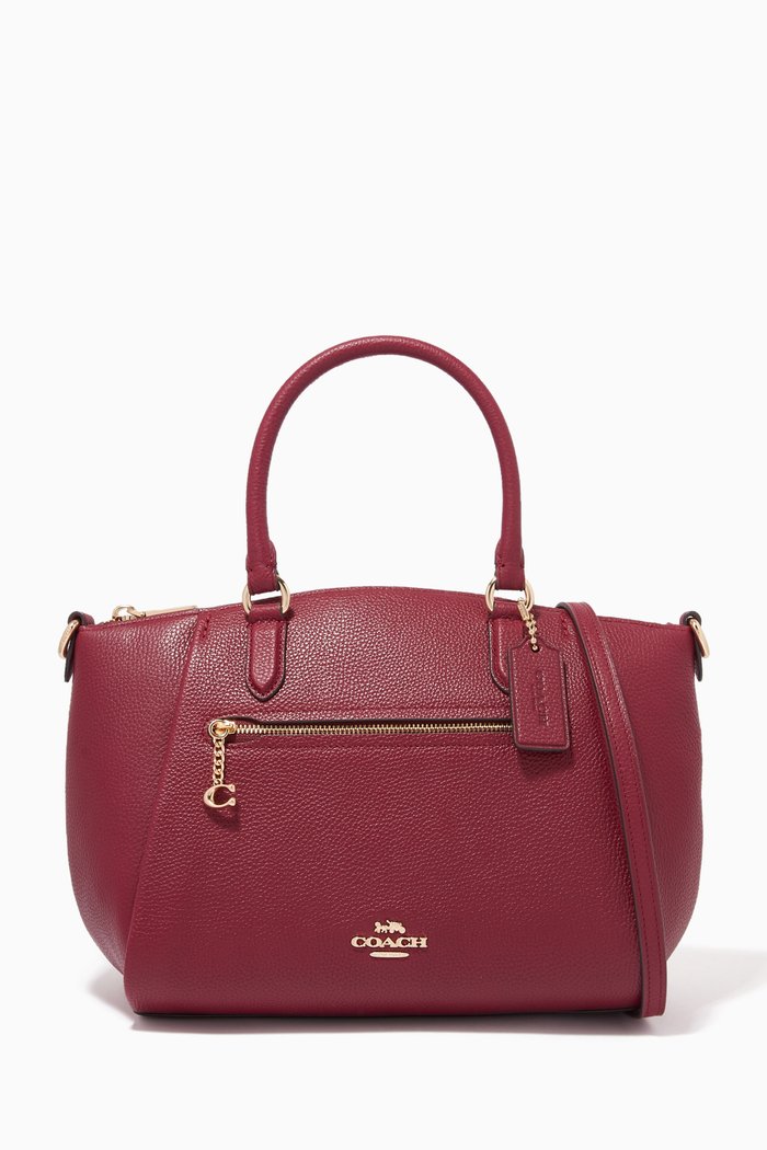 

Elise Satchel in Pebble Leather, Black