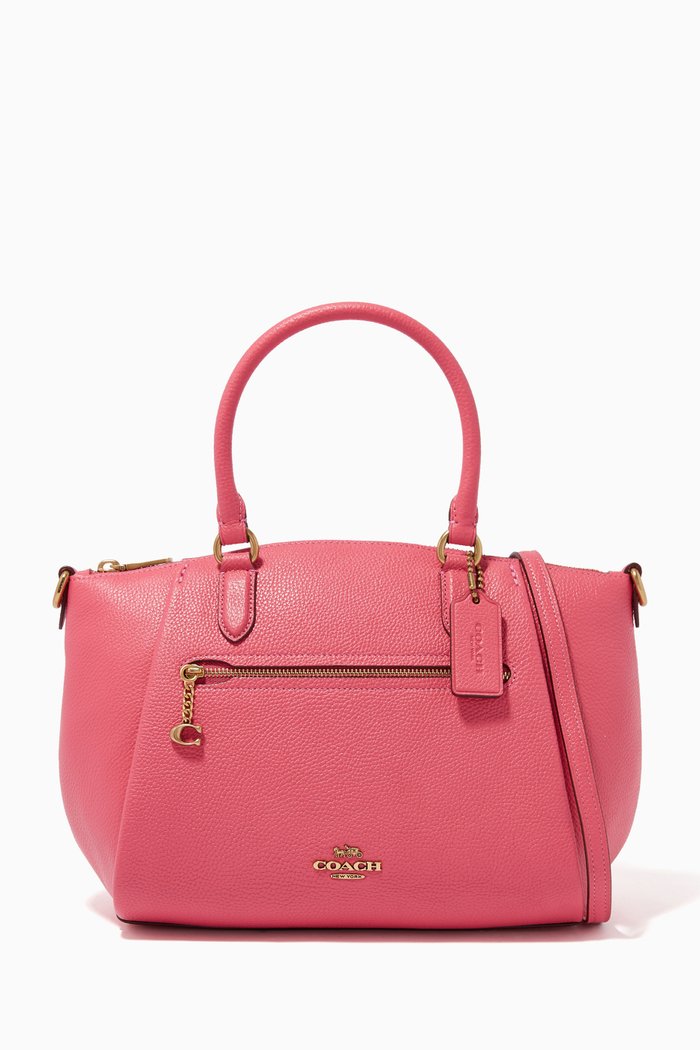 

Elise Satchel in Pebble Leather, Pink