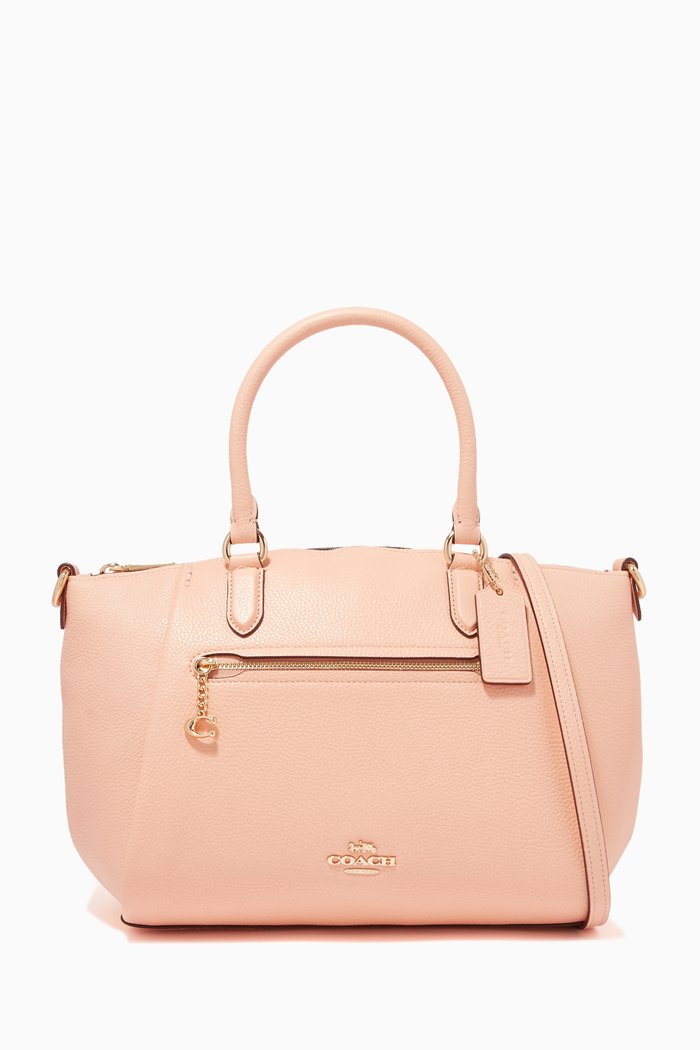 

Elise Satchel in Pebble Leather, Pink