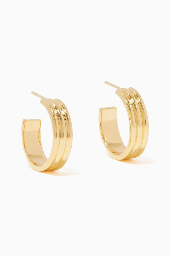 

Ancien Gold-Plated Brass Hoops