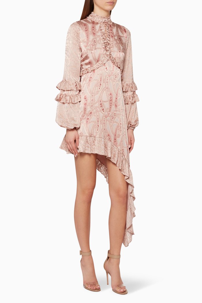 

Liora Paisley Printed Dress, Pink