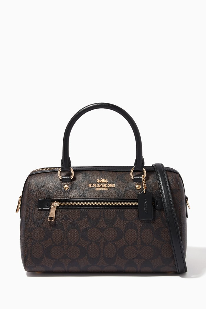 

Rowan Satchel in Signature Canvas, Brown