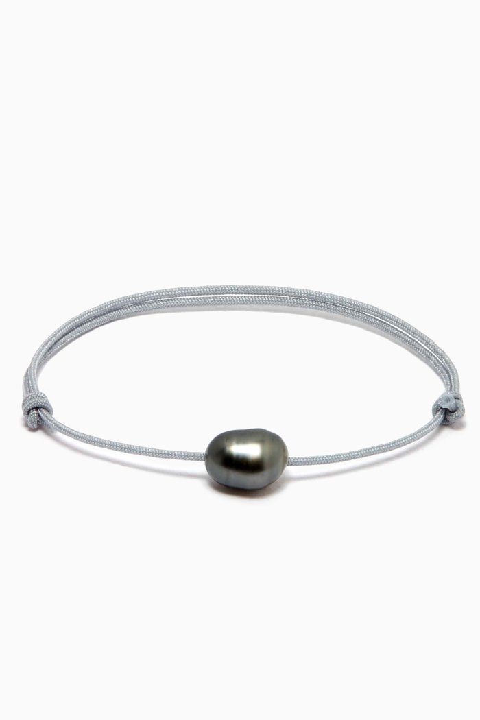 

Keshi Pearl Bracelet, Grey