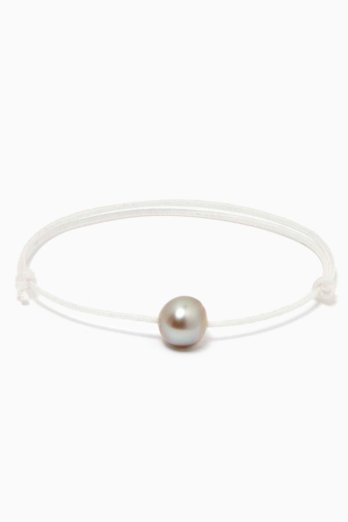 

Keshi Pearl Bracelet, White