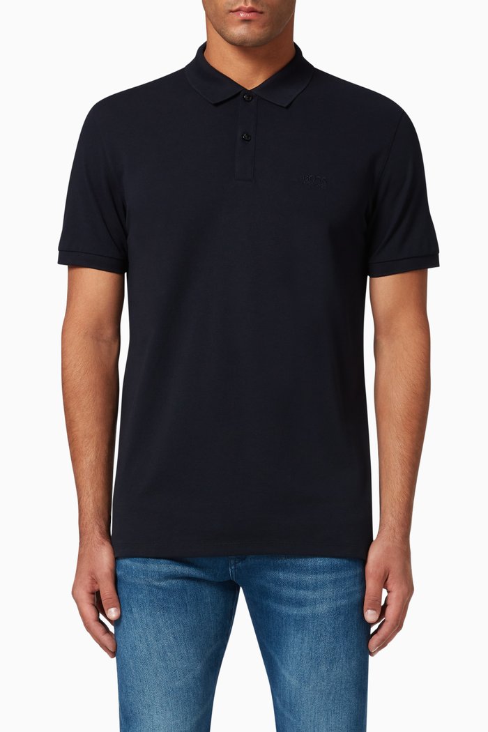 

Pallas Regular-Fit Piqué Polo Shirt, Blue