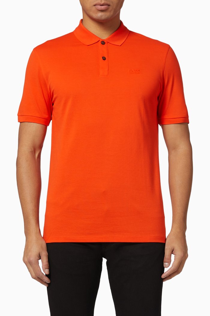 

Pallas Regular-Fit Piqué Polo Shirt, Orange