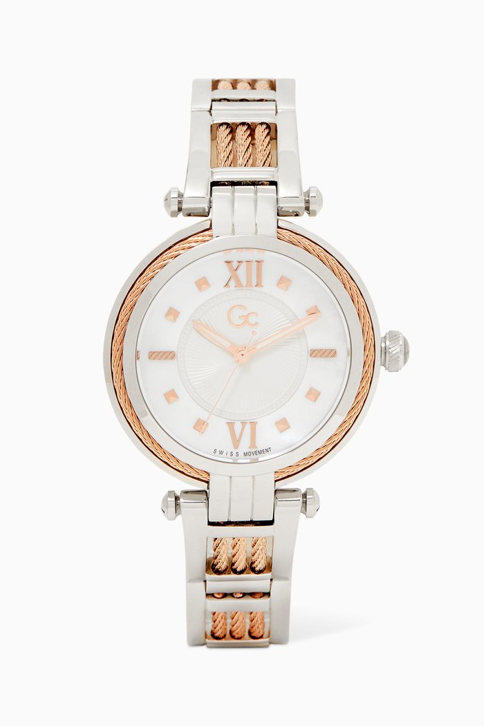 CableBijou Bracelet 36 Watch, Gold