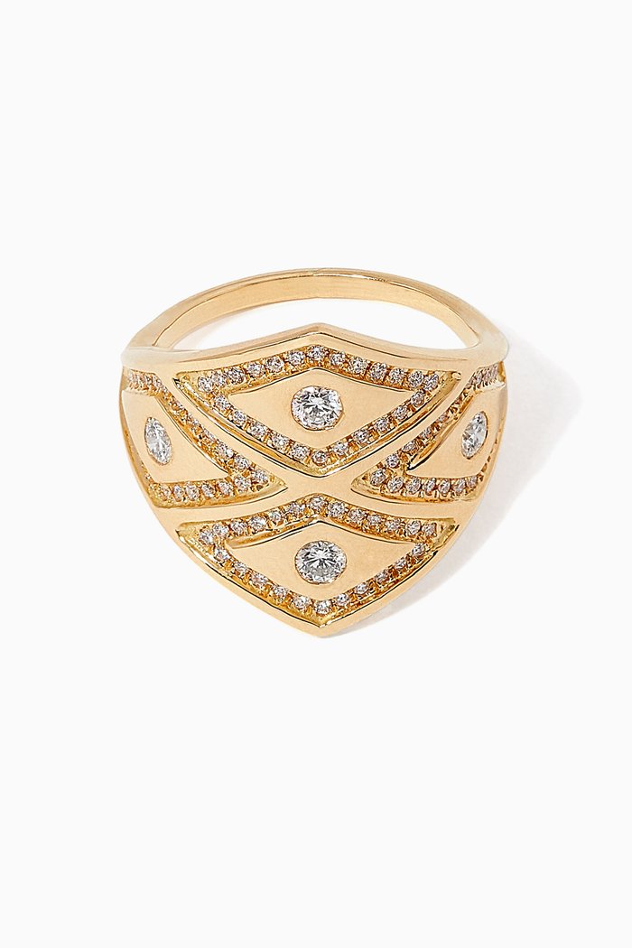 

Heliopolis Rhombus Diamond Ring, Yellow