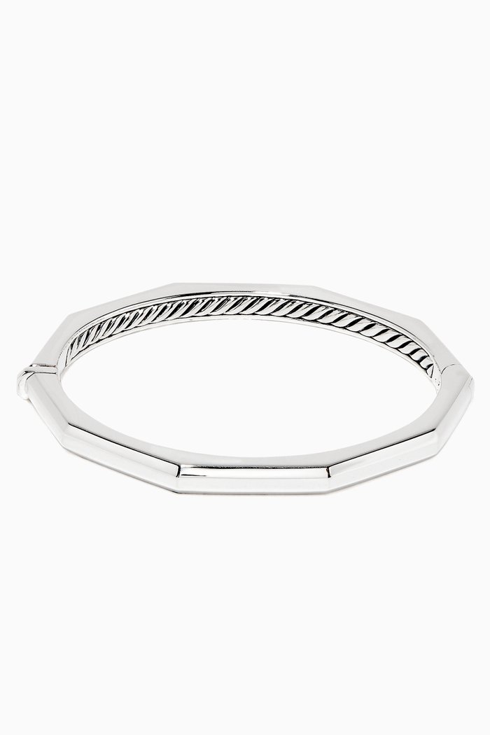 

Stax Faceted Sterling Silver Bracelet