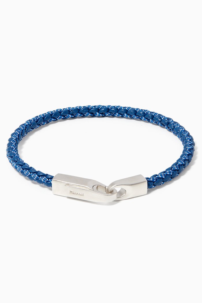 

Crew Rope Ribbon Bracelet, Blue