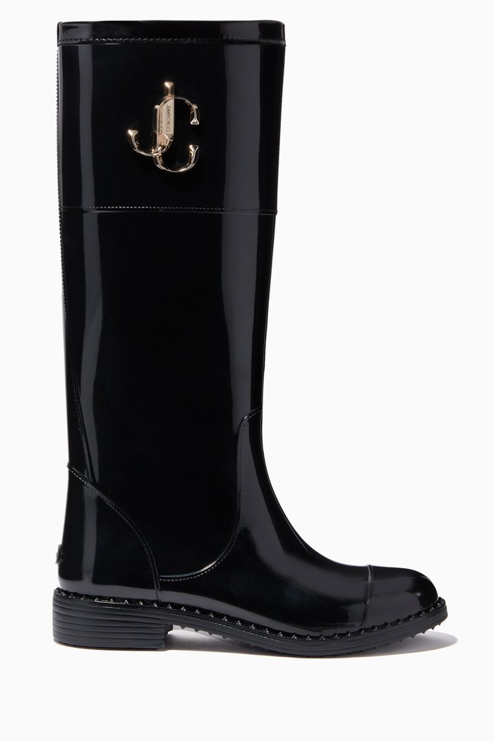 

Edith/JC Waterproof Rain Boots in TPU, Black