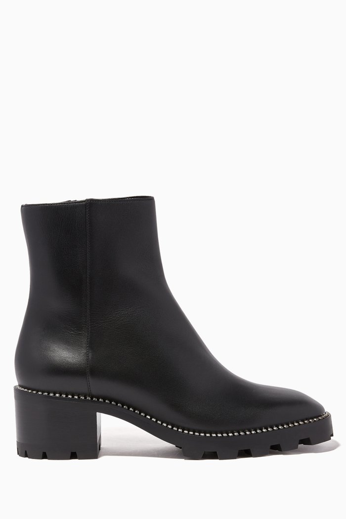 

Mava 35 Smooth Leather Ankle Boots, Black