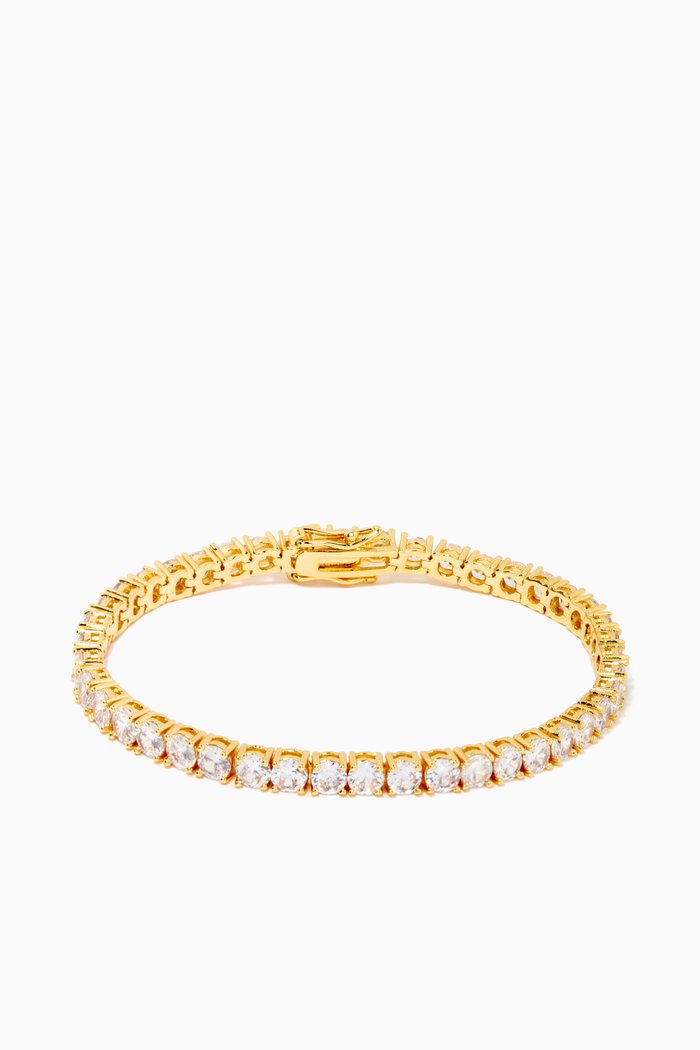 

Grace Tennis Bracelet, Gold
