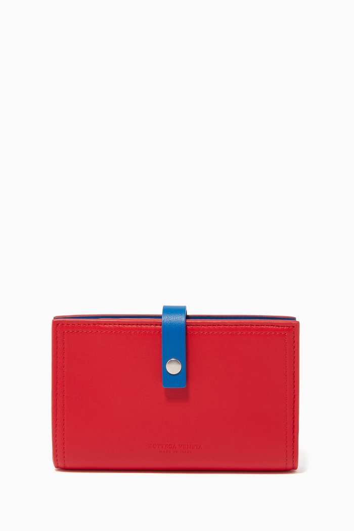

Nappa Leather Passport Case, Red