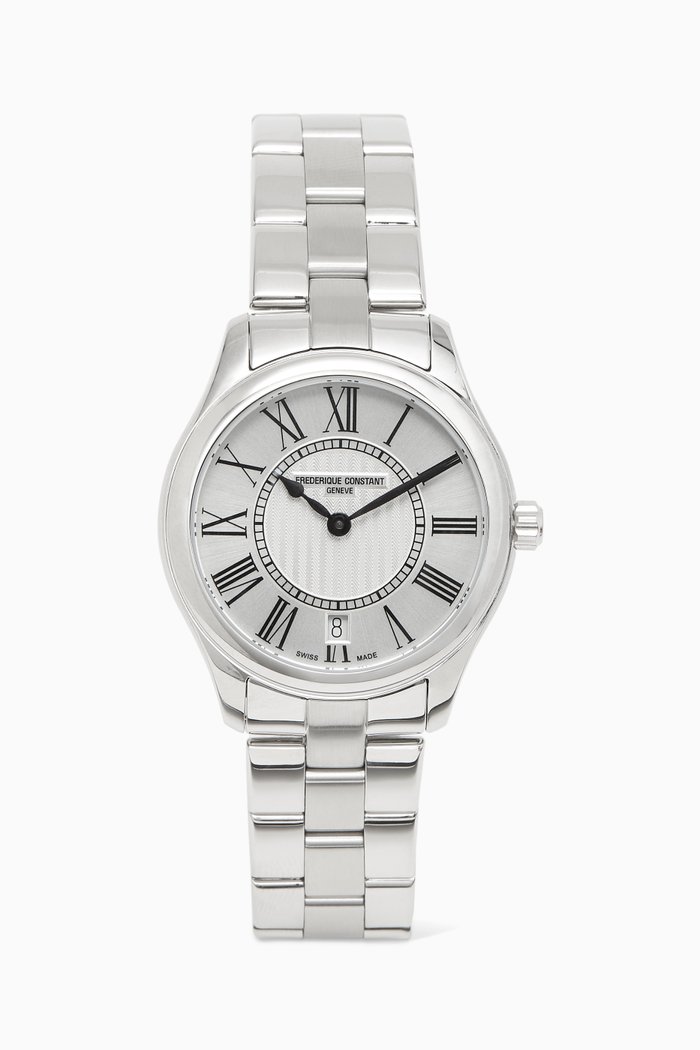 Classic Quartz Bracelet Watch, Silver