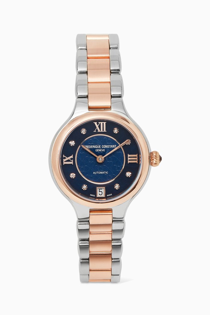 

Classic Delight Automatic Rose Gold-Plated Watch, Multicolour