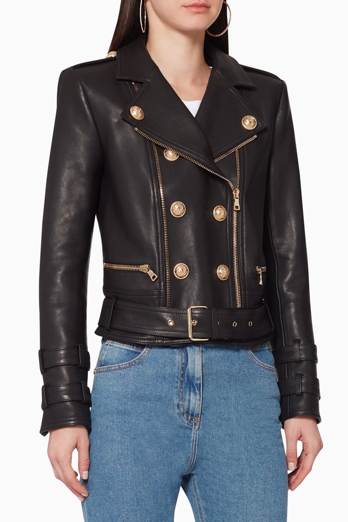

Perfecto Leather Biker Jacket, Black
