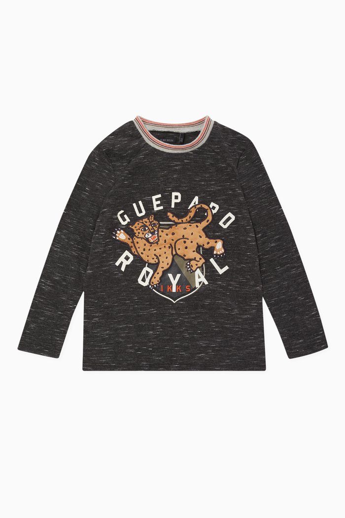 

Graphic Print Tee, Grey