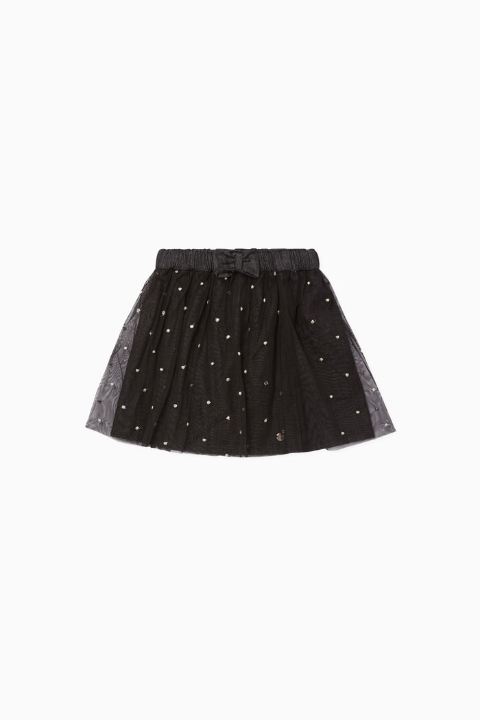 

Bow Waist Skirt, Black