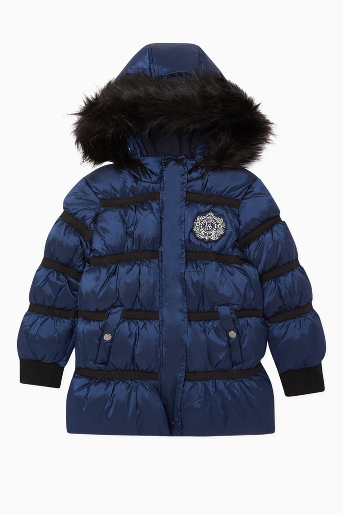 

Anorak Padded Long Sleeve Jacket, Blue