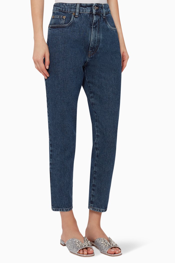 

Cotton Denim Jeans, Blue