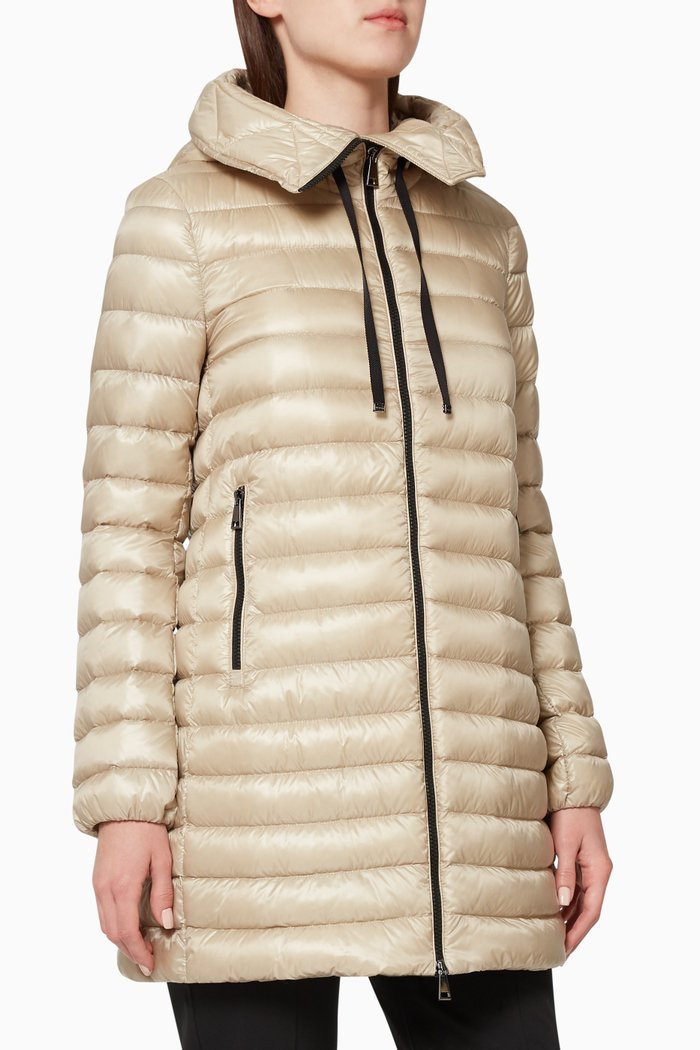 

Rubis Hooded Quilted Jacket, Neutral